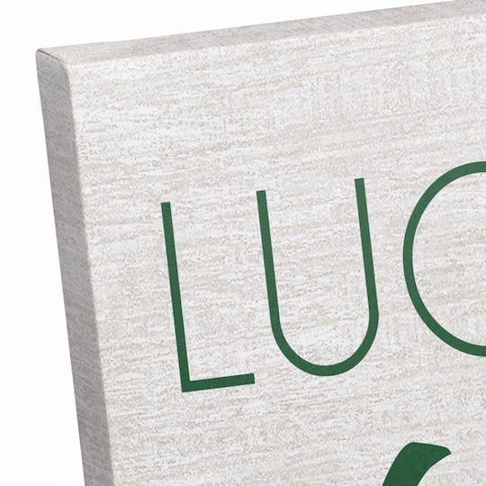 Lucky To Be Blessed 16" x 20" Canvas Wall Art